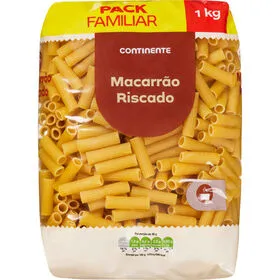 Massa Macarrão Riscado Pack Poupança Continente