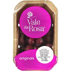 Uva Rosada ou Preta sem Grainha Sweet Vale da Rosa
