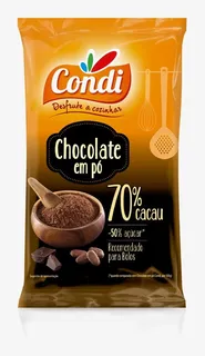 Chocolate Condi em pó 70% cacau 75 g