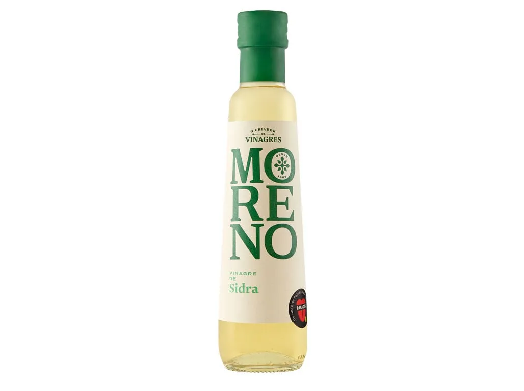 Vinagre de sidra Moreno vidro 250 ml