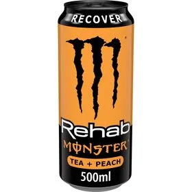 Bebida Energética em Lata Rehab Peach Monster