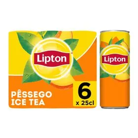 Ice Tea em Lata Pêssego Lipton