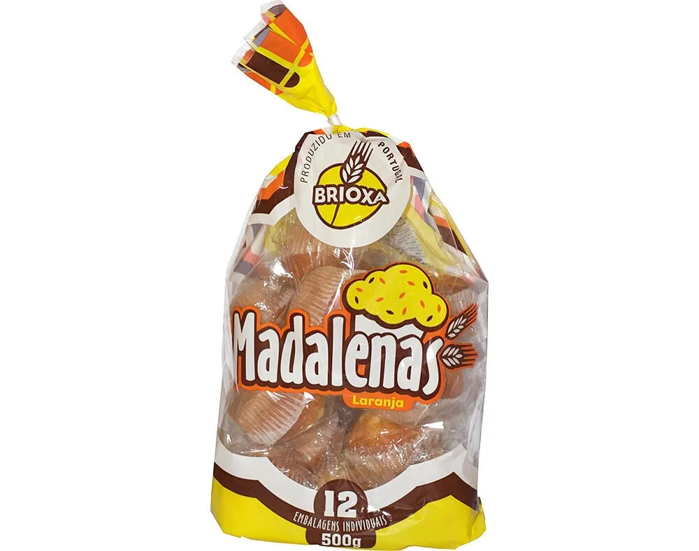 Madalenas Brioxa de laranja saco 500 g