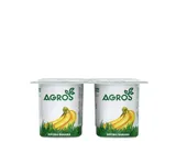Iogurte Agros aroma banana 4x120 g