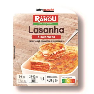 Lasanha Bolonhesa 400g Monique Ranou