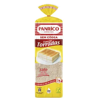 Pão de forma sem côdea especial torradas Panrico