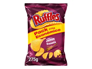 Batatas fritas Ruffles presunto 275