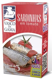 Sardinha Vasco da Gama em tomate 120 g