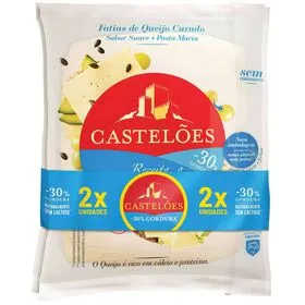 Queijo Curado Light Sem Lactose Fatiado Castelões
