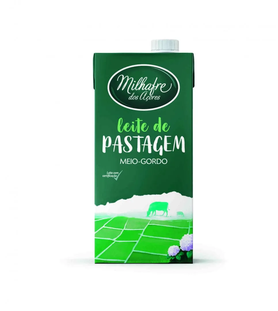 Leite UHT Meio Gordo de Pastagem