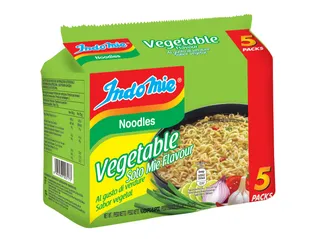 Noodles Indomie vegetais 375 g pack 5