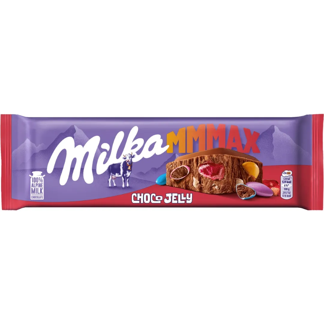 Tablete de Chocolate Milka Choco Jelly