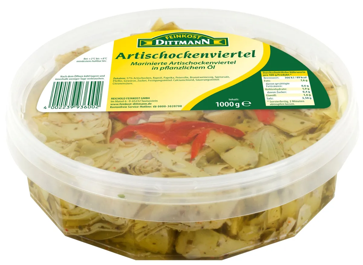 Alcachofra marinada Dittmann kg