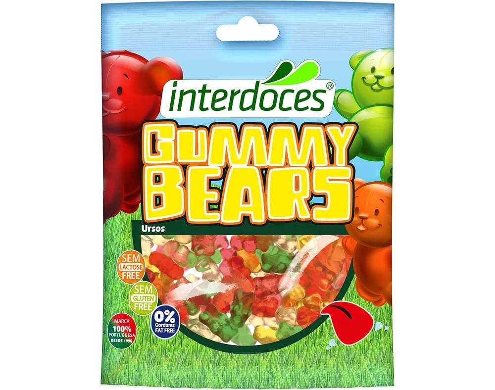Gomas Interdoces ursos brilho 150 g
