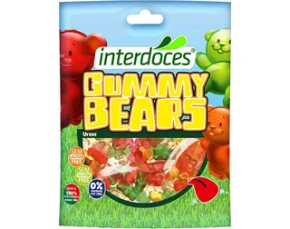 Gomas Interdoces ursos brilho 150 g