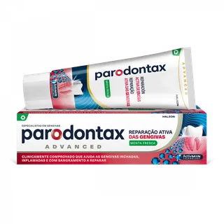 Pasta de Dentes Reparação Ativa das Gengivas Menta Fresca Parodontax