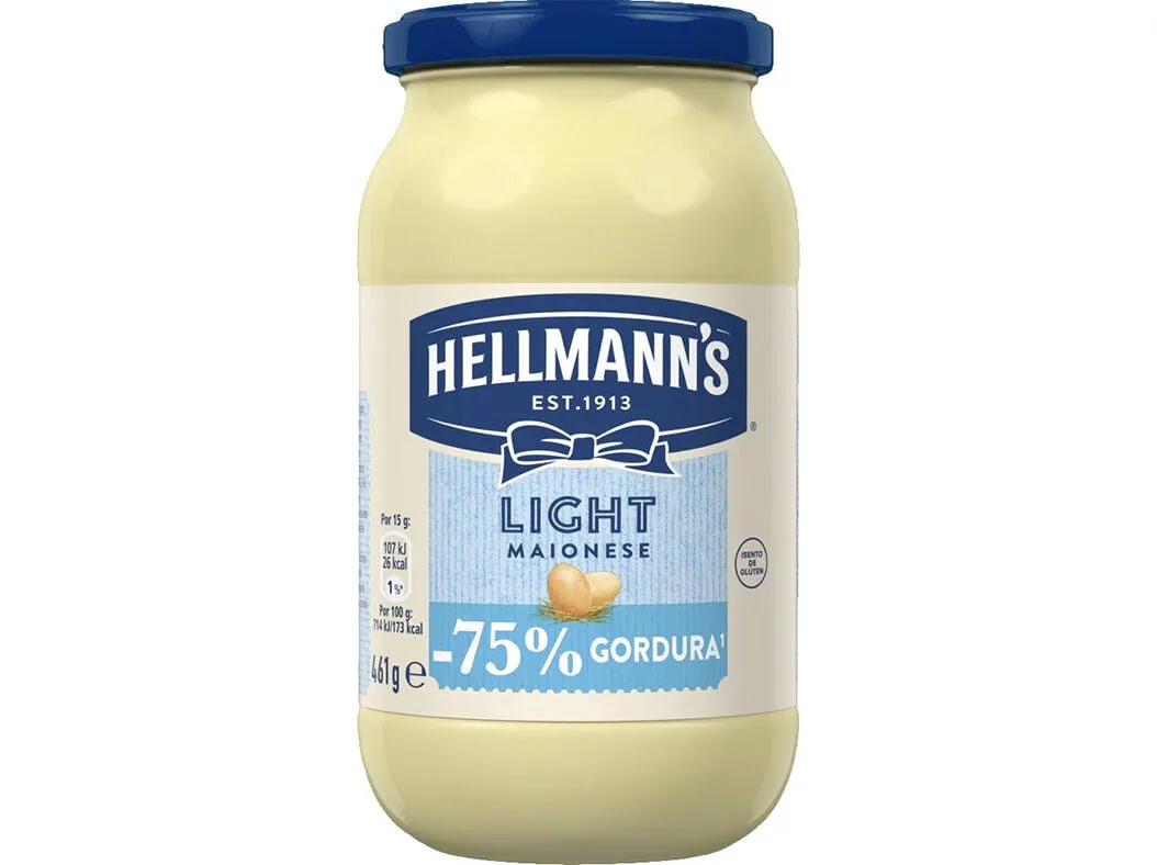 Maionese magra Hellmann's sem gluten 461 g