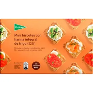 Mini Tostas Integrais embalagem 120 g - El Corte Inglés