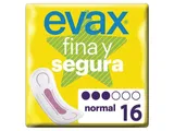 Pensos higiénicos fina e segura normal EVAX 16 un