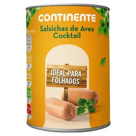 Salsichas de Aves Cocktail em Lata Continente