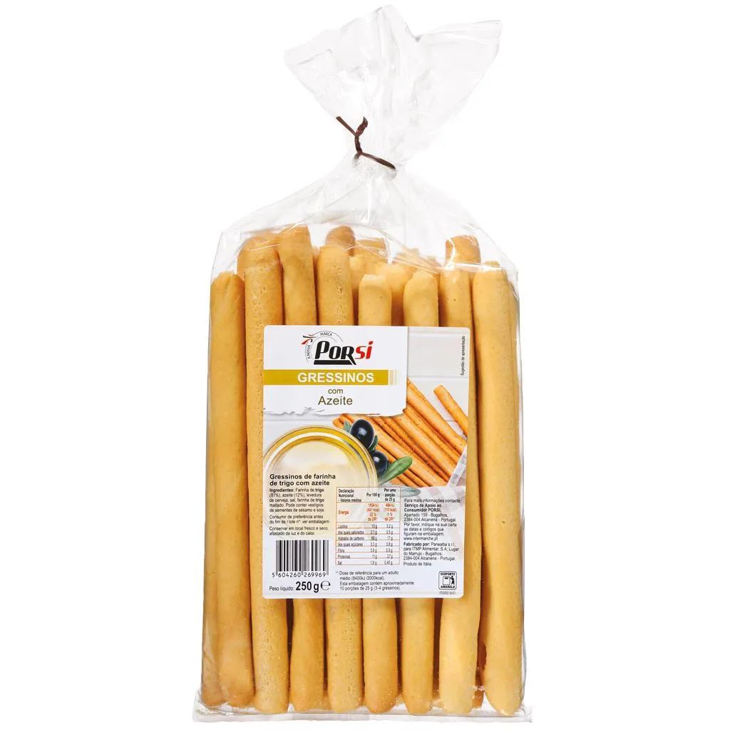Gressinos com Azeite 250g