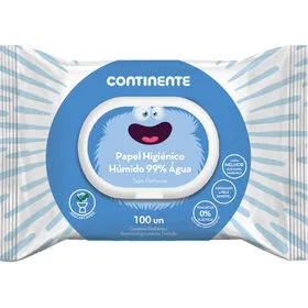 Papel Higiénico Húmido Continente