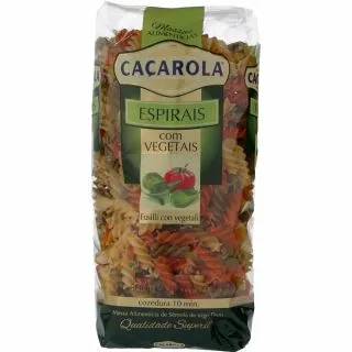 Massa Espirais com Vegetais Caçarola 500g