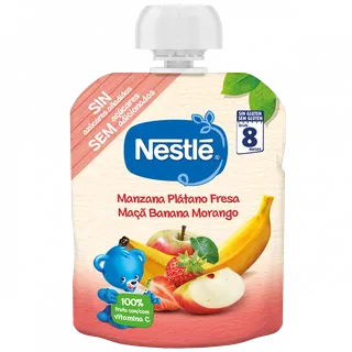 Bolsa de Fruta Maçã, Banana e Morango Nestlé