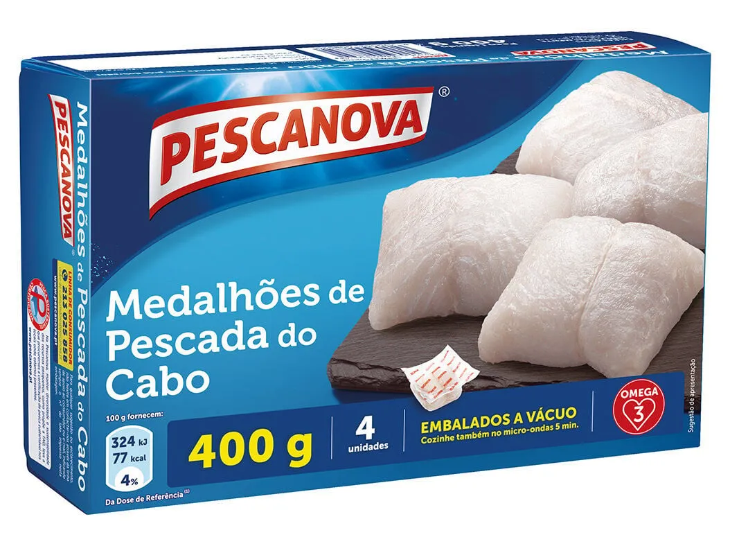 Medalhões Pescanova pescada do cabo 400 g