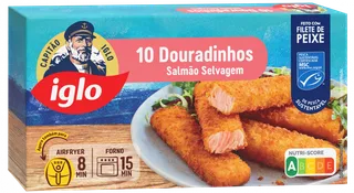 Douradinhos de Salmão Congelados Capitão Iglo