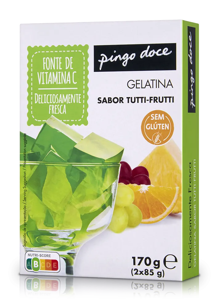 Gelatina em Pó de Tutti Frutti