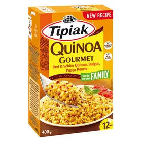 Quinoa Gourmet, Bulgur e Massa Tipiak