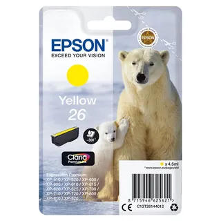 TINTEIRO EPSON 26 AMARELO