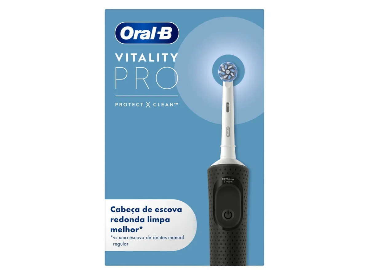 Escova oral b vitality pro preta