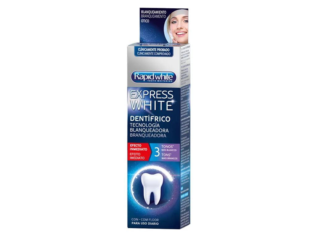 Pasta dentífrica Rapid White branqueadora 75 ml