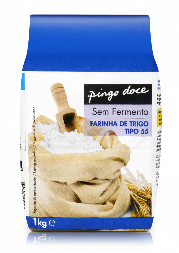Farinha de Trigo Tipo 55 sem Fermento