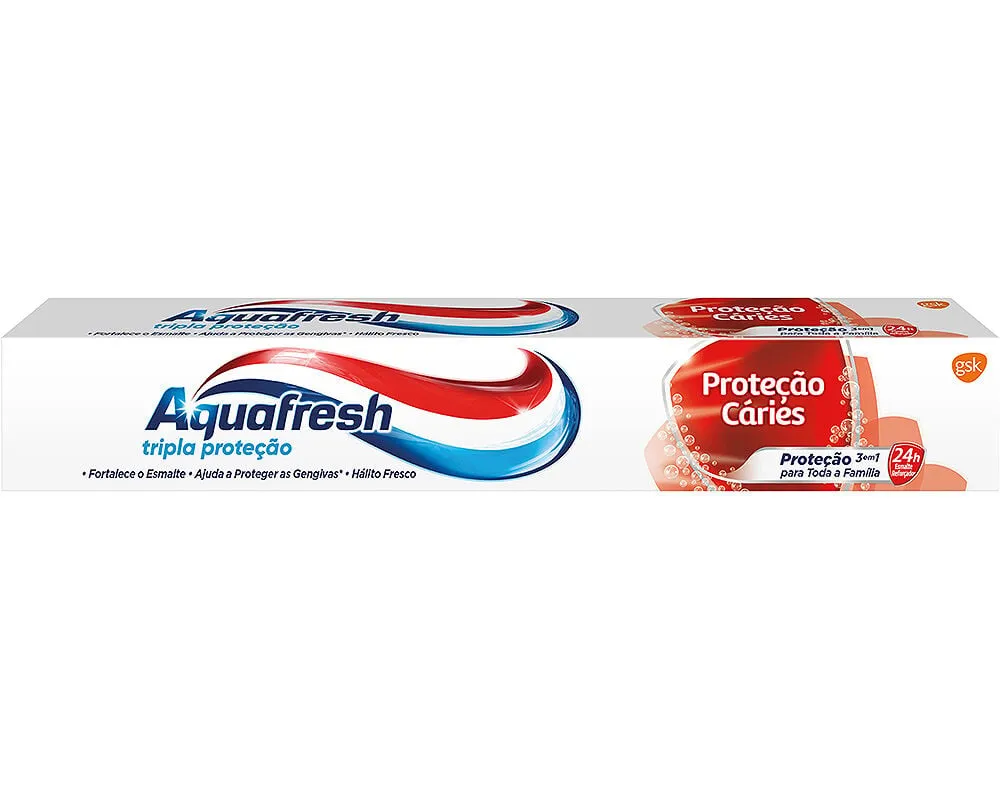 Pasta de dentes proteção caries Aquafresh 75 ml