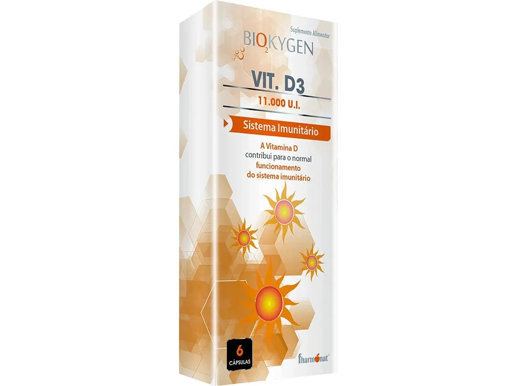 Suplemento Biokygen vitamina d3 6 capsulas
