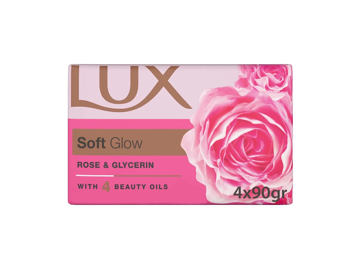 Sabonete sólido LUX soft glow 4 x 90 g