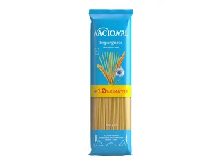 Esparguete Nacional 500 g+10%grátis