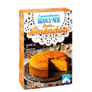 Preparado para Bolo de Amêndoa, emb. 450 gr Branca de neve